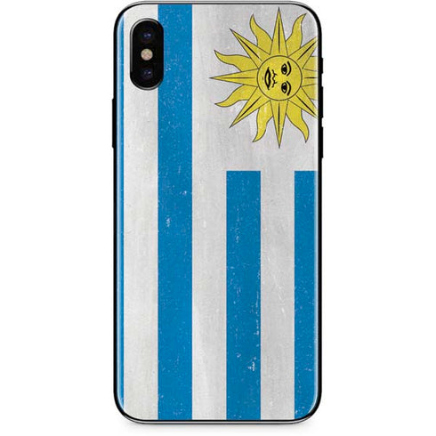Uraguay Flag Distressed iPhone XS Max Skin